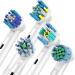 Oral b Barun Electric Toothbrush Replacement Brush Heads - Dupont Bristles with Precision Floss Cross 3D Clean - Compatible with Oral-B 7000/Pro 1000/9600/5000/3000/8000 - Buy Online on GoSupps.com