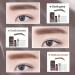 Eyebrow Stamp Eyebrow Stamp Stencil Kit Long Lasting Eye Brow Powder Eyebrow Stencils Brow Stencil Kit for Beginners 30 g (Pack of 1) C-Black & Medium Brown - Buy Online on GoSupps.com