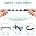 LUCTHY Adjustable Mask Holder - 10pcs Back of Head Mask Straps for Adults & Children | Comfort & Convenience for Masks - Buy Online on GoSupps.com