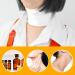 Buy 2 STK Castor Oil Collar & Massage Belt - Adjustable Cotton Neck Wrap for Pain Relief (White) | International Shipping Available - Buy Online on GoSupps.com