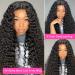 VRBest 24 Inch Deep Wave HD Transparent Lace Front Wig 180% Density | Pre Plucked Wet & Wavy Human Hair Wigs for Black Women - Buy Online on GoSupps.com