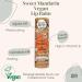 Valley Mist Vegan Sweet Mandarin Lip Balm Made With Organic Cocoa Butter - Plastic Free - Natural Zero Waste 10 g - Buy Online on GoSupps.com