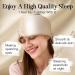 100% Mulberry Silk Sleep Mask - Adjustable Blackout Eye Mask for Side Sleepers | Large Size Travel Mask for Men & Women - Taupe - Buy Online on GoSupps.com
