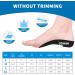 QBK Heel Spur Inserts - 3/4 High Arch Support Orthotic Insoles for Flat Feet Plantar Fasciitis & Achilles Tendon Relief - Shock Absorption Shoe Inserts (Size 43-45) - Buy Online on GoSupps.com