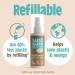 Salt of the Earth Refillable Natural Deodorant Spray 100% Natural Origin Ingredients - Vegan Long Lasting Protection Suitable For Women Men & Kids - 100ml (Ginger & Jasmine) Ginger & Jasmine 100 ml (Pack of 1) - Buy Online on GoSupps.com