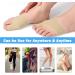 2 Pcs Gel Bunion Corrector Sleeves - Big Toe Pain Relief & Hallux Valgus Splint Pads for Comfortable Foot Care - Buy Online on GoSupps.com