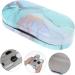 Shop Gatuida Double-Layer Glasses & Contact Case Stylish Travel Accessories with Filigree Design | Durable PU Leather Protective Box - Buy Online on GoSupps.com