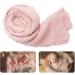 Newborn Photography Props Wrap Set with Pearl Decor - Snow Powder/Beige | Handmade Knit Blanket Swaddle for Baby Photo Shoots - Buy Online on GoSupps.com