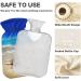 Naanle Sea Beach Mussel Hot Water Bottle - 1L Transparent Heat Bottle for Bed Hand & Foot Warmer | Pain Relief & Cold Therapy - Buy Online on GoSupps.com