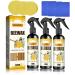 3PC Natural Micro-Molecularized Beeswax Spray Beeswax Furniture Polish Spray Original Beeswax Furniture Polish Beeswax Spray Cleaner Furniture Beeswax Spray(120ml+Sponge+Cloth)