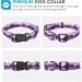 Shop Heele Purple Dog Collar for Small & Medium Dogs | Adjustable & Comfortable Patterned Collars for Puppies (XS: 21.6-28cm) - Buy Online on GoSupps.com