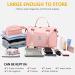 LOVEVOOK Weekender Bag for Women Cute Travel Tote Bag Gym Duffel Bag with Toiletry Bag Carry On Bag Overnight Bag with Wet Pocket Hospital Bag for Labor and Delivery Pink - Buy Online on GoSupps.com