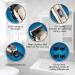 Hair Clippers Hair Trimmer for Men Baby Barber Clippers Hair Cutting Cordless Rechargeable LCD Display Gun Brown Color - Buy Online on GoSupps.com