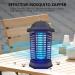Electric Bug Zapper Mosquito Killer for Home Backyard Patio - Black - Buy Online on GoSupps.com