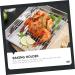 Alipis 1 Set Tray Supplies Non-Stick Baking Drain Home Kitchen Multipurpose Rack Holder Dumpling Storage Assorted Color 27X21.2X5CM - Buy Online on GoSupps.com