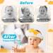 Kids Shower Cap Adjustable Hair Washing Caps Ear Covers for Shower Hair Washing Shampoo Shield Baby Visor for Eyes and Ears Protector Bath Head Shield for Infant (Yellow) - Buy Online on GoSupps.com