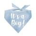 Tees & Tails It's A Boy or It's A Girl Gender Reveal/Baby Announcement Dog Bandanas It's A Boy One Size