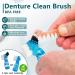 Scotte Denture Case with Brush and Basket - Retainer & Denture Container for Travel - Green - Buy Online on GoSupps.com