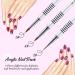 Mifoci 6-Piece 3D Acrylic Nail Brush Set - Kolinsky Painting Brush Pen Kit for Nail Art Salon - Sizes 2/4/5 - Buy Online on GoSupps.com