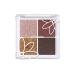 Eyeshadow Palette 4 Colors - 4 Colors Blendable Matte Shimmer Eye Shadow Pallet - Highly Matte & Shimmer Neutral Eyeshadow Makeup Blendable Lasting Eye Shadow Cosmetics 02