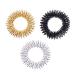 SUPVOX 3PCS Chinese Medicine Massage Ring Acupressure Massage Rings Finger Therapy (Gold + Silver + Black)