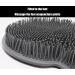 BENLIUDH Silicone Shower Foot Scrubber Mat | Suction Cups | Foot Care Massager (Grey) - Buy Online on GoSupps.com