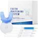 Teeth Whitening Kit at Home Whitening System - with a 5X LED Light 1 Mouth Tray 1 desensitizing Gel 3 whitening gels in 10 Minute Effectively Removes Stains. 5 Piece Set