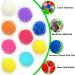 Shizhoo Sparkle Pom Pom Balls for Cat - 30 Pieces, Interactive Glitter Balls, Multicolor, 1.2 inches - Kitten Play Toys - Buy Online on GoSupps.com