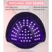 180W LED UV Nail Lamp - 66 Professional Lamp Beads Fast Gel Dryer with 4 Timers & LCD Display | Ideal for Home & Salon Manicure - Rosa - Buy Online on GoSupps.com