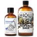 HIQILI 30ML Bergamot Essential Oil & 150ML Sea Salt Sage Fragrance Oil for DIY Diffuser