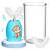 Sunartec Kids Musical Electric Toothbrush, U Shaped 360 Automatic Toothbrush for Kids 2-10 Years Old, Toddlers Teeth Whitening Rechargeable Toothbrush 3 Modes, 2 Replacement Bristles L-blue