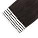 Buy Sixstarhair Tape In Extensions | Natural Black #1B | 20 Pieces | 30g Remy Human Hair | Invisible 30cm - Shop Internationally - Buy Online on GoSupps.com