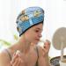Hair Towel Wrap | Quick Drying Turban with Button | Giraffe Design Hair Drying Towel for Fast & Easy Use - Buy Online on GoSupps.com