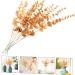 Zerodeko 20 Pcs Eucalyptus Leaves Artificial Leaves Artificial Greenery Stems Artificial Flowers Wedding Centerpiece Home Decor Gold Wedding Decor Household Decor Vase Bouquet Plastic Touch Goldenx2pcs 38X3CMx2pcs - Buy Online on GoSupps.com
