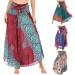 Sanahy Women's Bohemian Print Maxi Skirt - Boho Casual Festival Beach Skirt - Buy Online on GoSupps.com