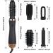 Warm Air Brush Set - 6-in-1 Airstyler Ionic Styler Brush & Hair Dryer | Versatile Airflow Curling Iron & Straightener for Smoothing & Volume - Perfect for All Hair Types - Buy Online on GoSupps.com