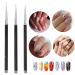 Professional Nail Art Liner Brush Set - 3 Pack for DIY Nail Dotting & Painting | Best for Home Nail Art Creation - Buy Online on GoSupps.com