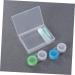 Buy Homsfou 2-St Lens Container - Stylish Double Boxes for Contact Lens Storage | International Shipping Available - Buy Online on GoSupps.com