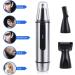 Professional Ear and Nose Hair Trimmer - Painless Battery-Operated Clipper for Men & Women IPX7 Waterproof Dual Edge Blades - Buy Online on GoSupps.com