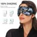 Light Blocking Sea Animals Sleep Mask - Watercolor Manta Ray Jellyfish Eye Cover for Work Travel & Naps | Soft Adjustable Blindfold for Men & Women - Buy Online on GoSupps.com