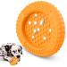 PCEOTLLAR Dog toys Insmert for aggressive chewing custody stuff robust dog toys for medium large dogs - multifunctional natural rubber interactive k toy orange
