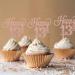 Pack of 24 13 Cupcake Toppers Glitter "Happy 13th Birthday" Cake Toppers Number 13 Eightteen Sweet 13 Birthday Wedding Anniversary Party Cake Decorations Accessories Rose Gold - Buy Online on GoSupps.com