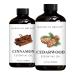 Brooklyn Botany Cinnamon & Cedarwood Essential Oils 4 Fl Oz (Pack of 2) 100% Pure & Natural Grounding & Warming Aromatherapy Blend