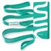 Trideer Stretching Strap Yoga Strap Yoga Band for Physical Therapy 10 Loop Non-Elastic Yoga Straps for Stretching Pilates Exercise & Dancing Stretch Band with Aesthetic Packaging for Women & Men