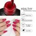Holographic Nail Polish 12ml Cherry Red Nail Polish Quick-Drying and Durable Gel Nail Polish no Need to Cure Gel Nail Polish Non-Toxic Nail Polish is Suitable for Female Nail Gifts - Buy Online on GoSupps.com