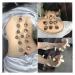 ELTOX Moxa Rolls Moxa Rolls 30pcs Moxa Artemisia Tube Self-Stick Moxibustion Sticker Heating Point Warm Meridian