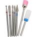 Nail Drill Bits Gel Removal Electric Cuticle Remover Bit Left Right Handed Tungsten Ceramic for Acrylic Nails - Buy Online on GoSupps.com