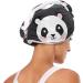 Cute Panda Black Hair Towel 2 Pack | Super Absorbent Quick Dry Turbans for Women & Girls - Buy Online on GoSupps.com