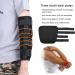 AidShunn Adjustable Elbow Brace Splint for Fracture Immobilization, Black - Protector for Carpal Tunnel Support - Buy Online on GoSupps.com