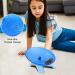 18cm Flying Saucer Hamster Wheel Silent Spinner - Blue | Quiet Exercise Runner for Dwarf Hamsters and Small Rats - Buy Online on GoSupps.com
